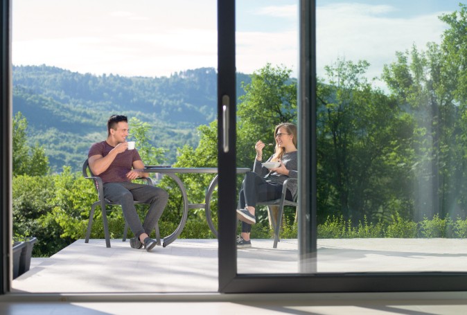 ПВХ-профілі з алюмінієвими накладками